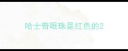 哈士奇眼珠是红色的
