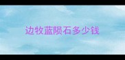 边牧蓝陨石多少钱