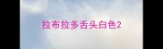 拉布拉多舌头白色
