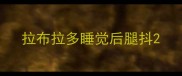 拉布拉多睡觉后腿抖