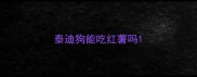 泰迪狗能吃红薯吗