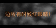 边牧有时候红眼睛