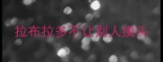 拉布拉多不让别人摸头