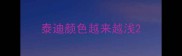 泰迪颜色越来越浅