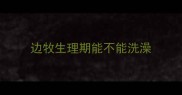 边牧生理期能不能洗澡