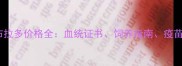 深棕色拉布拉多价格全血统证书饲养指南疫苗费用明细