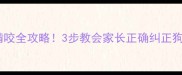 小狗疯狂啃咬全攻略3步教会家长正确纠正狗狗坏习惯