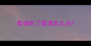 泰迪吃了蛋清怎么办