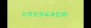 拉布拉多耳朵皮屑