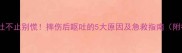 小狗呕吐不止别慌摔伤后呕吐的5大原因及急救指南附视频