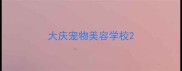大庆宠物美容学校