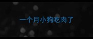 一个月小狗吃肉了