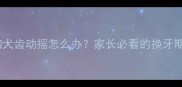 2个月大狗狗犬齿动摇怎么办家长必看的换牙期护理全攻略