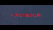 45天拉布拉多拉稀