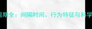 母狗发情周期全间隔时间行为特征与科学护理指南