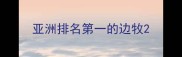 亚洲排名第一的边牧