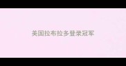 美国拉布拉多登录冠军