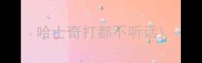 哈士奇打都不听话